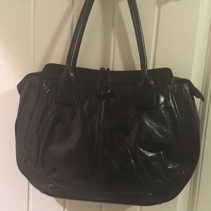 Leather French Connection handbag